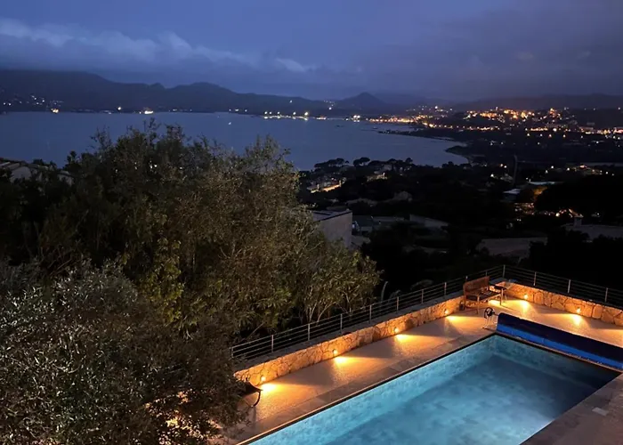 Villa Marinarca Sitew Vecchio Marina Di Fiori Vue Piscine Chauffee Clim A Pied Tennis